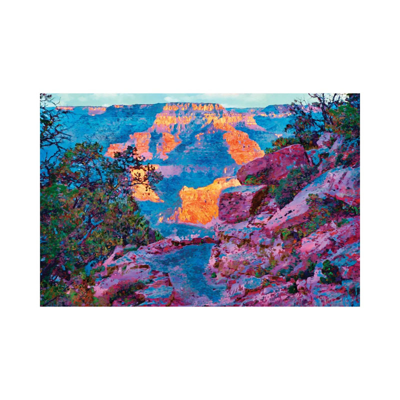 Grand Canyon by Lisa Robinson - Wrapped Canvas Painting, 30.48 cm H x 45.72 cm W