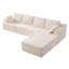 Canapé surdimensionné sans nuage 131 po avec 2 repose-pieds Cloud-76128913-76128919