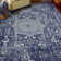 Tapis oriental bleu foncé Arlingham