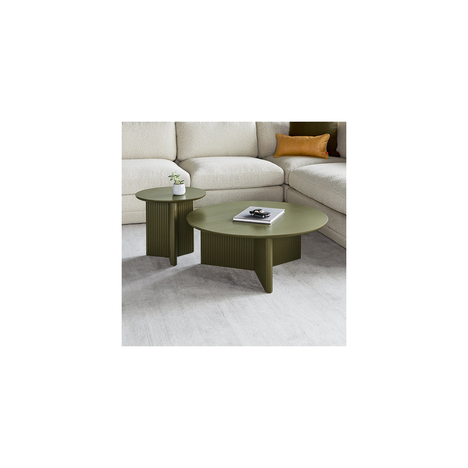 Odeon Coffee Table, Olive