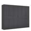 Tivareo 6 Hinged Door Wardrobe available in many colour combinations 2 Drawer INCL. Delivery and Assembly-98191627-98191631