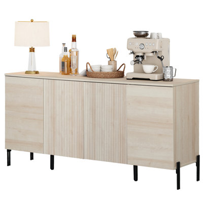 Laverda 61" Reeded 4-Door Sideboard