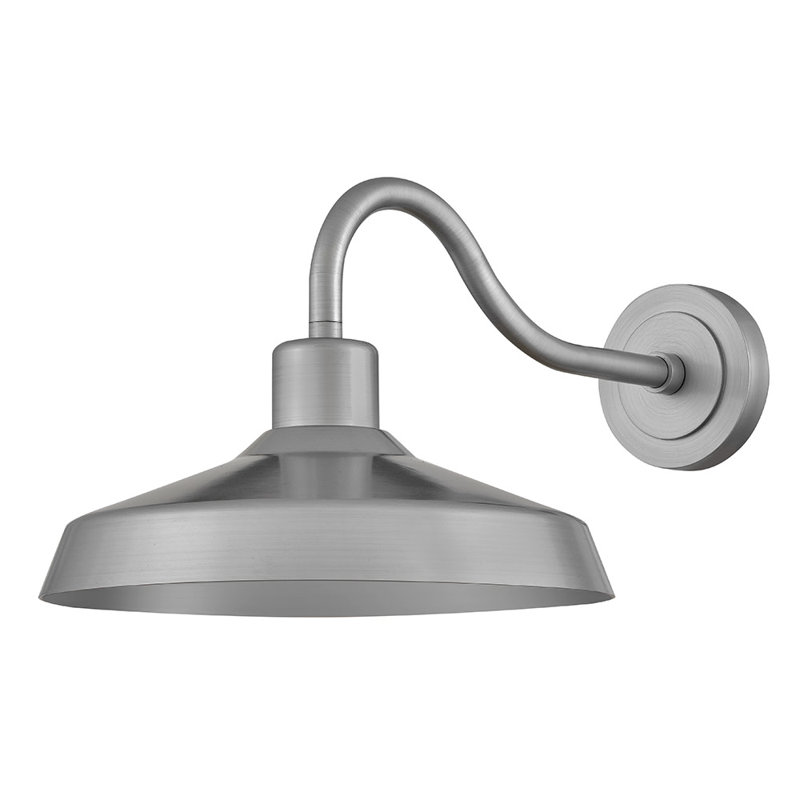 Hinkley Forge Medium Wall Mount Lantern, Silver