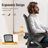 Harvin Ergonomic Mesh Office Chair with Adjustable Lumbar & Flip-Up Armrests-336158785-350379561