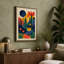 Desert Bloom at Twilight Modern 1 Piece Wrapped Canvas Wall Art-1408520274-1408520275