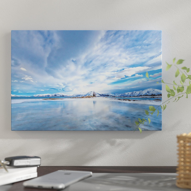 « the last snow », reproduction de photo sur toile, H 8 po x l 12 po x P 0,75 po