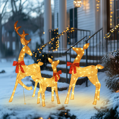 Ensemble de décorations de Noël pour l'extérieur 4,5 pi.
