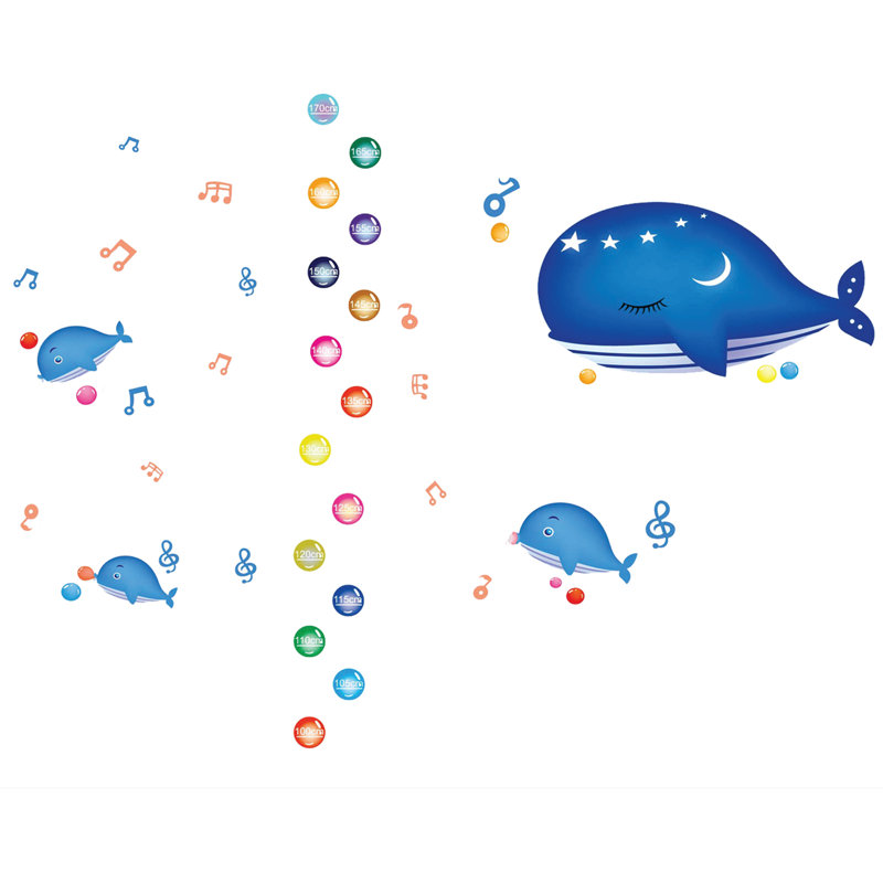 Whale Kids Wall Sticker