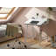 Tilting Drawing Desk ALAND White 80 cm 62 cm