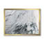 Marbre gris et blanc avec puissance dorée - reproduction d'art sur toile-51145668-51145669