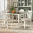 5-piece 48" Rectangular Dining Table Set