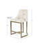 Chaise parsons en polyester Jaanna