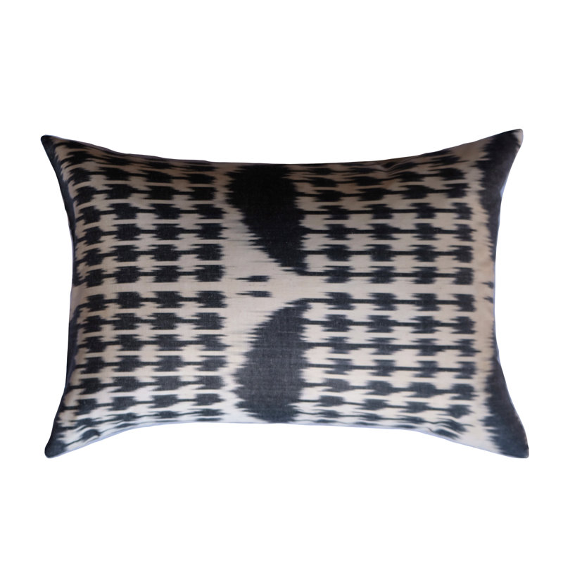 Hopa Abstract Feather Reversible Throw Pillow