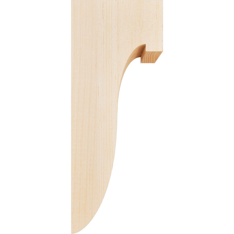 Del Monte Corbel, H 14 po x l 3,5 po x P 6 po, Sapin de Douglas, Lisse