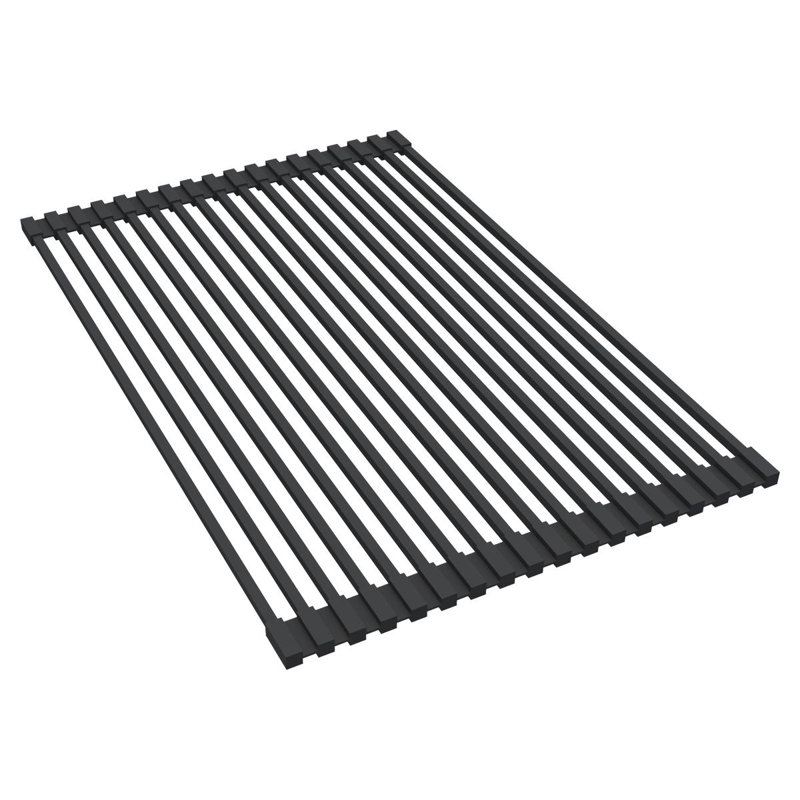 Elkay Quartz Luxe Black Silicone 11-7/8" x 18-1/4" x 3/8" Drying Rack