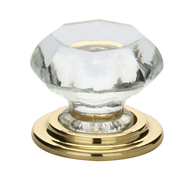 Old Town 1 3/4" Diameter Mushroom Knob, Polished Brass