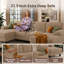 Upholstered 104 " Flannel Sofa-861891784