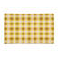 Tapis jaune à carreaux-53650227