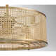 Hampson 25" 4-Light Fandelier with Remote Control