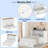 Multi-functional Foldable Murphy Bed  With Charging Station And 1 Large Storage Drawer-230405328-230405330