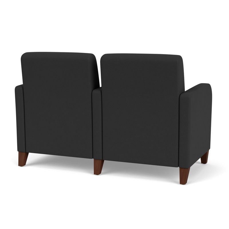 Siège tandem 2 places Siena, Walnut, Graphite portes ouvertes