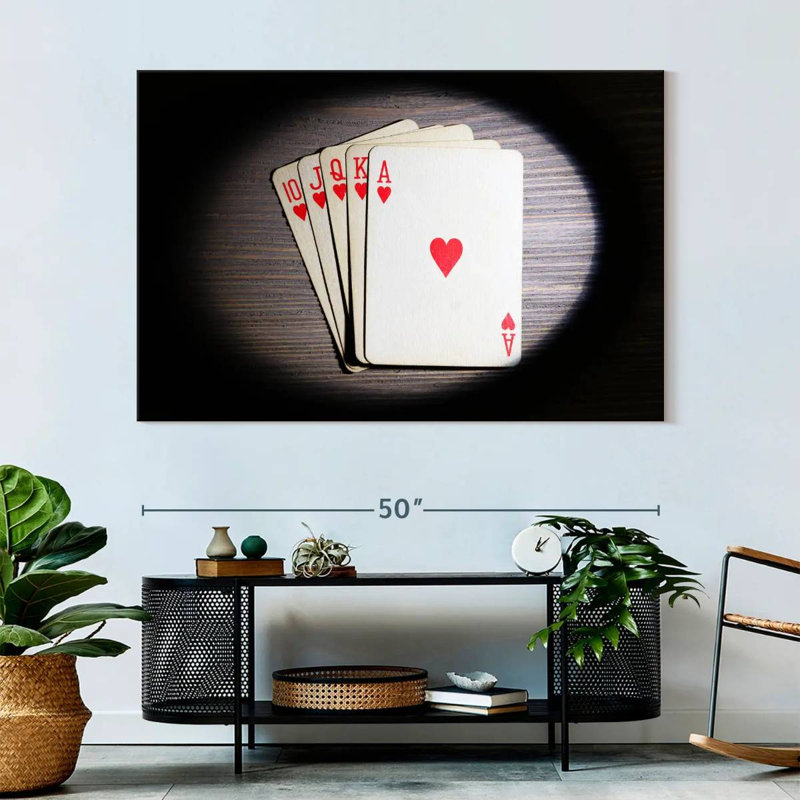 'Poker Flush, 34" H x 51" W