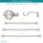 Aiden Steel Adjustable Single Curtain Rod-1566501422-1566501417