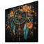 Capteur de rêves multicolore Masil Visions néotraditionnelles I sur bois-245229498