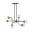 Poppy 8 - Light Sputnik Modern Linear Chandelier