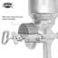 Corona Cast Iron Corn, Wheat and Grain Mill with High Hopper, Manual Grain Grinder, Grain Mill