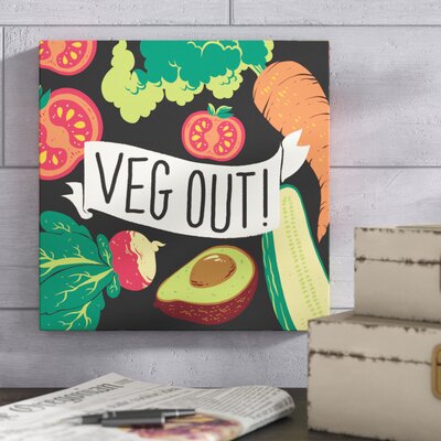 Eat Fresh Veggies by Cleonique Hilsaca - Unframed Graphic Art Print on Canvas -  August GroveÂ®, 12CDA87E61CE4181B27FFFABFB2EEDBA