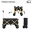 Folding Wagon Cart With Big Wheels