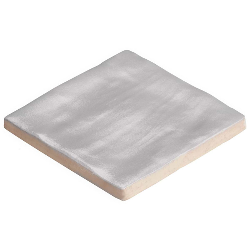 Montauk 4x4 Mixed Finish Ceramic Tile, Gray
