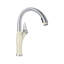 Robinet de cuisine à double jet Artona - Acier inoxydable / blanc-319513287-319513295