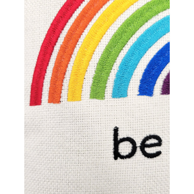 Rainbow Throw Pillow