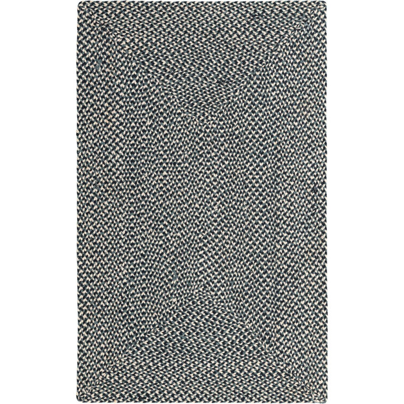 Tapis contemporain bleu Aideen, Rectangle 3 pi 1 po x 5 pi 1 po