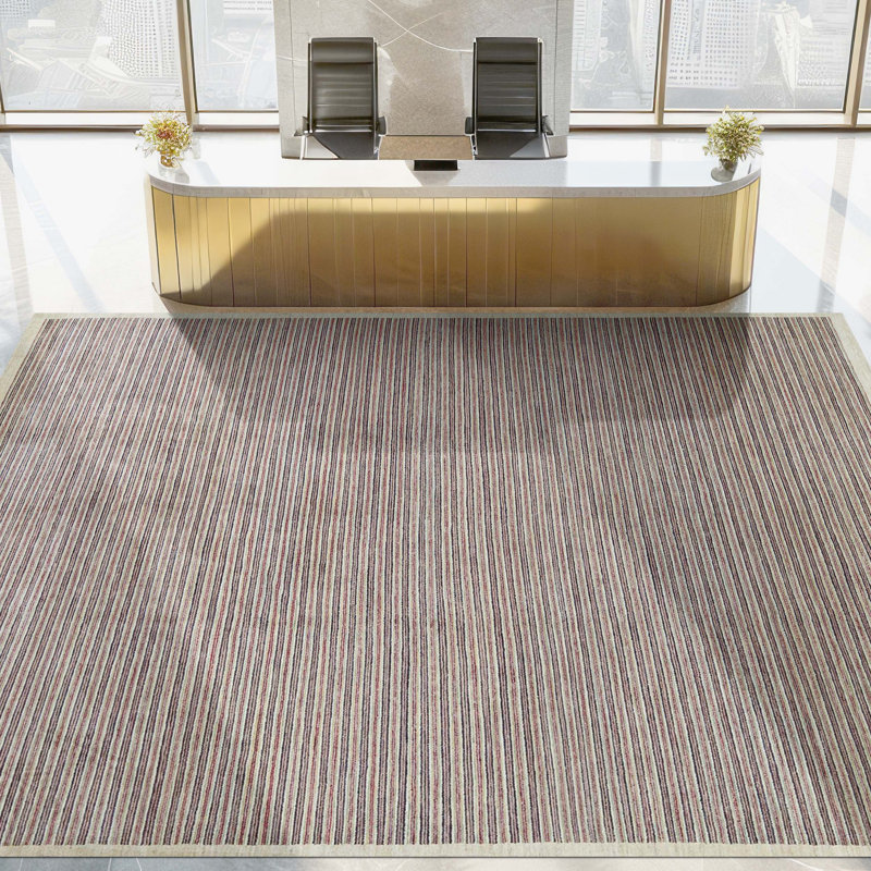 Ziegler Hand Woven Wool Striped Area Rug