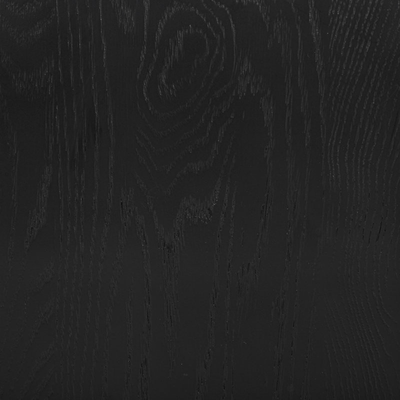 Maroma Counter Stool with Solid Wood Frame, Black