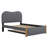 Upholstered Platform Bed With Trundle-306812415