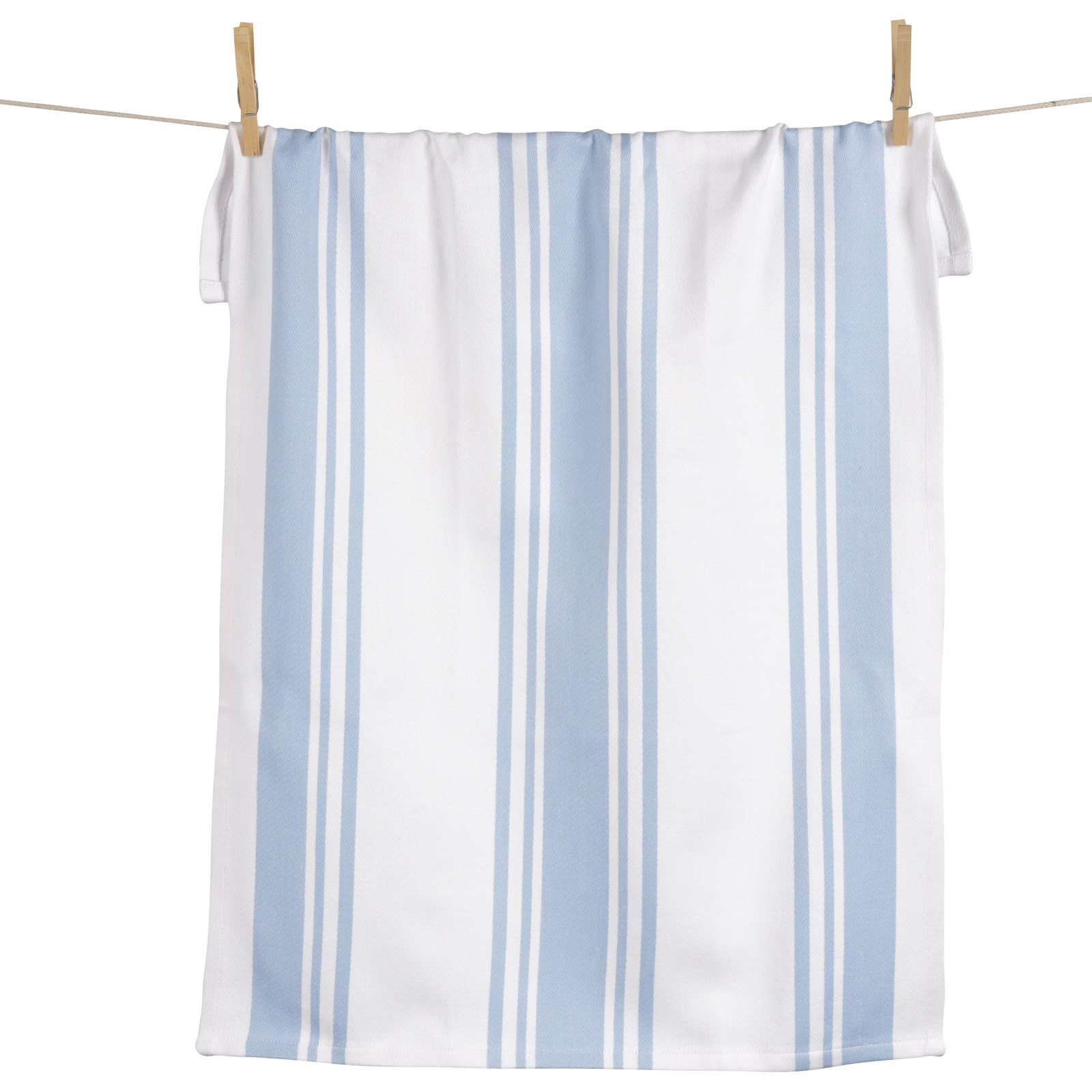 Geometric Kitchen Linen Set, Sky
