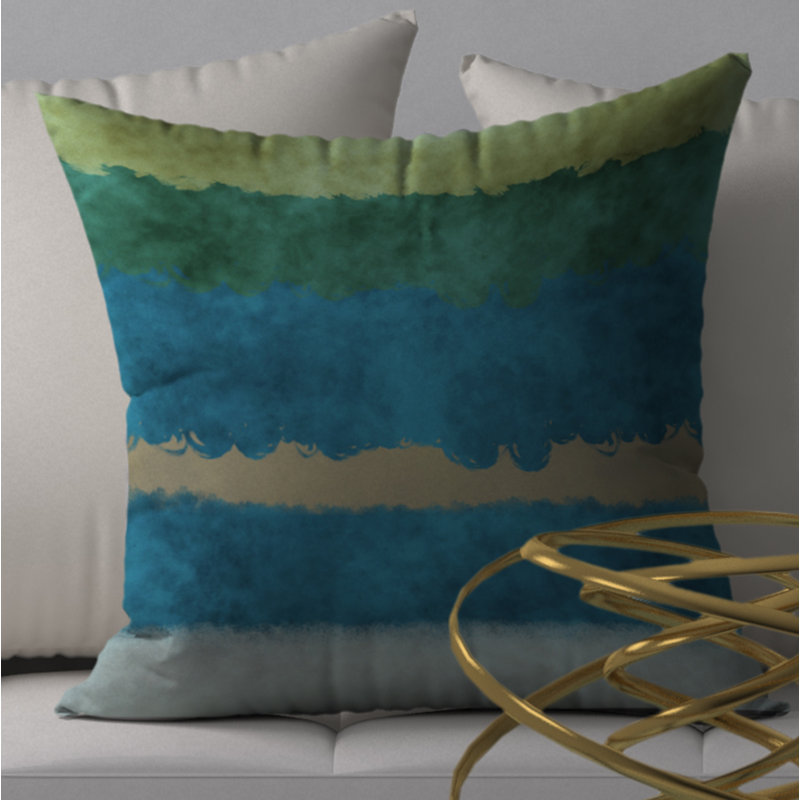 Housse de coussin décorative carrée Détremlable Jewel, 18 po x 18 po