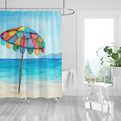 Rideau de douche simple Stamey