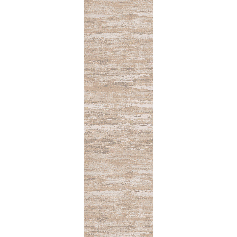 IRVING 2X7.5 15550-880 BEIGE / BRUN, Tapis de couloir 2 pi x 7 pi 5 po