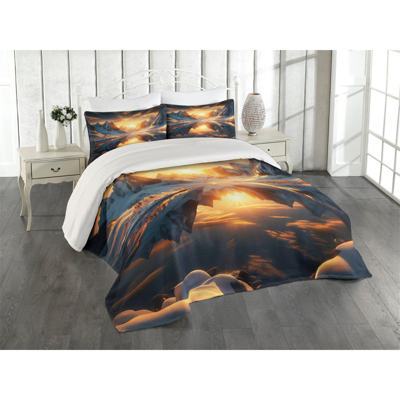 Polyester Coverlet, Queen Coverlet + 2 Standard Shams