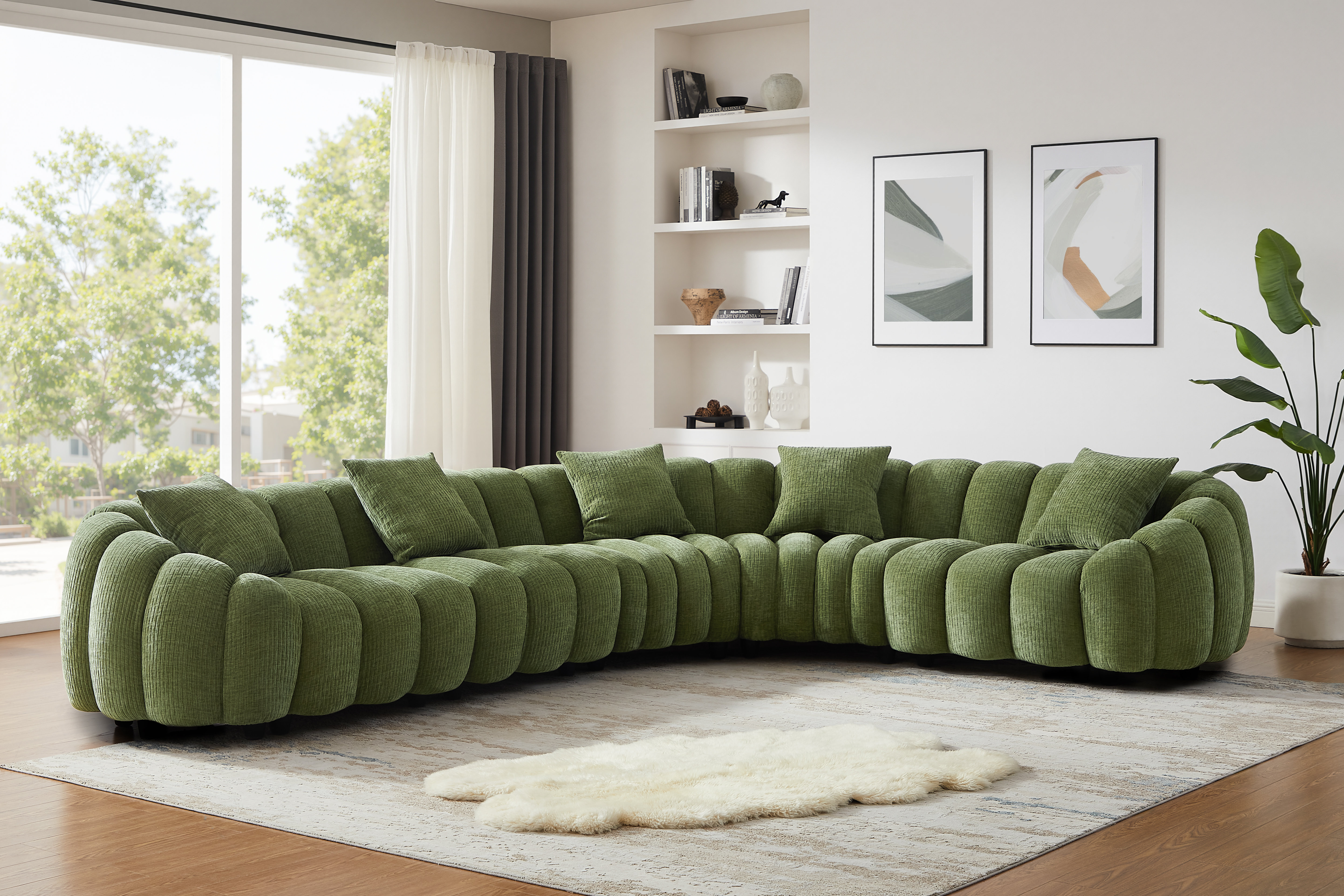Minimore Modern Style Winnie L Shape 6s Sofa