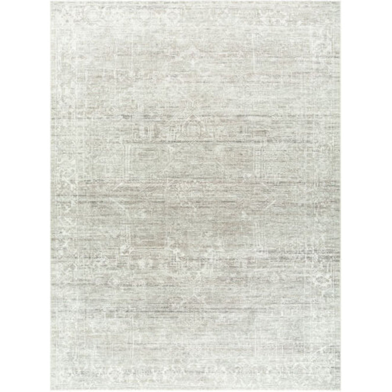 Galey Alix x Livabliss Collins Avenue VIII Indoor Machine Woven Area Rug, Rectangle 9'1" x 12', Gray
