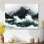 «Stormy Seas Mountain Landscape I - Landscape Mountains», reproduction d'art-915918064-915918069
