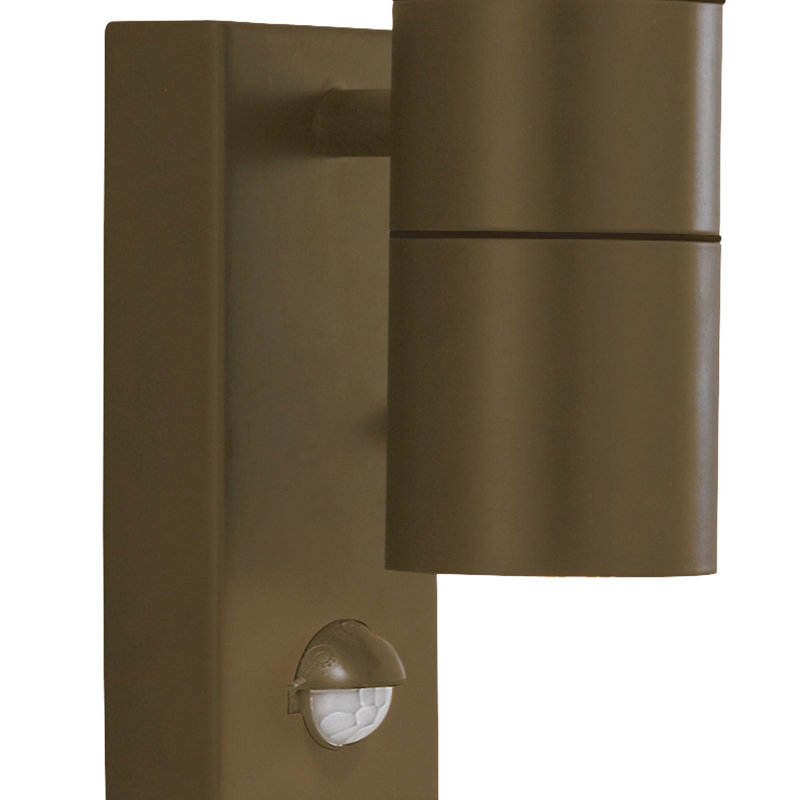 Lauderhill 2 - Bulb 22cm H Outdoor Armed Sconce, Rust Brown