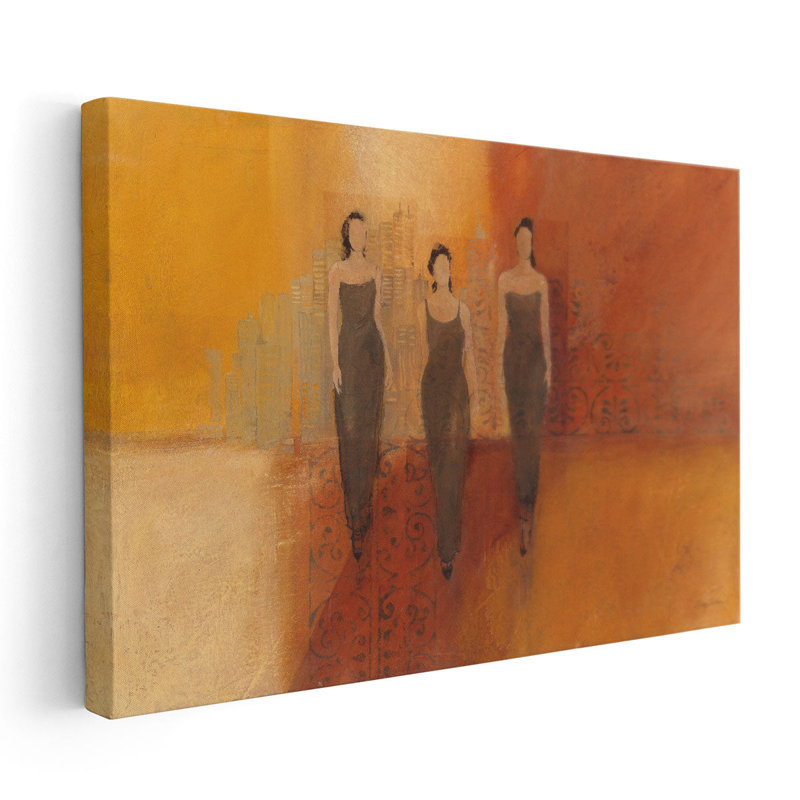 Three Graces II - reproduction d'art sur toile, H 40 po x l 60 po