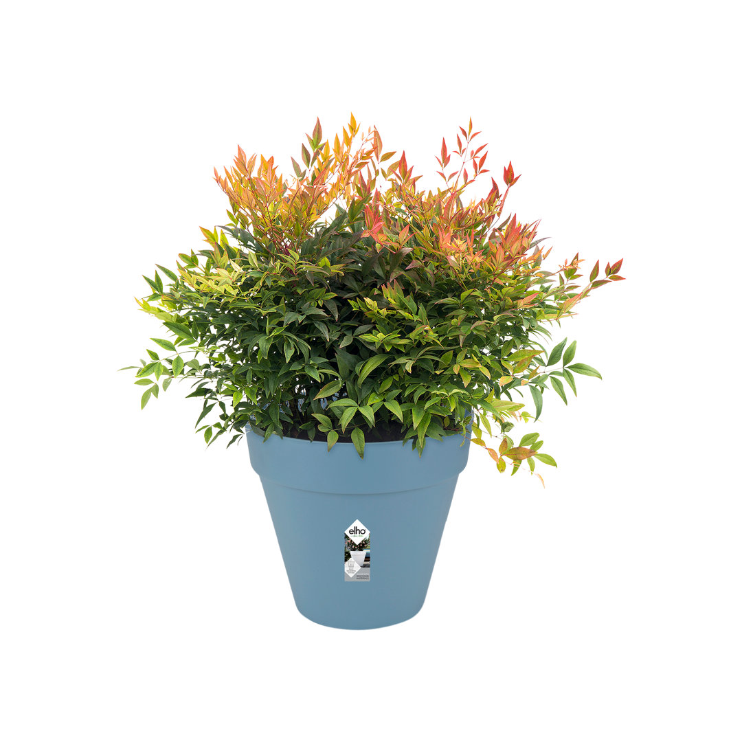 Loft Urban Round Outdoor Flowerpot with Wheels